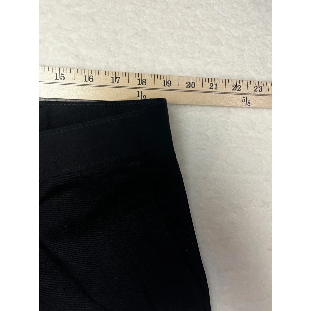 Lee Pants Mens 40x30 Black Plain Front Wrinkle Free Relaxed Tapered 414-2001 NWT
